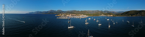Vue aérienne du port de Saint Florent © PPP
