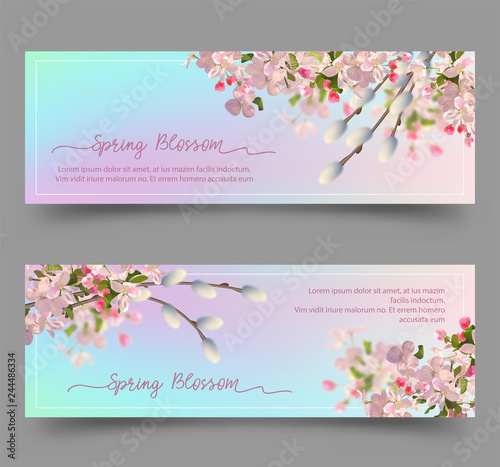 Spring Floral Banners