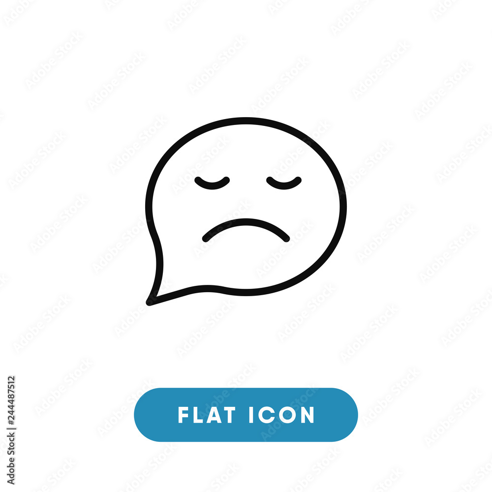 Sad vector icon Sad vector icon