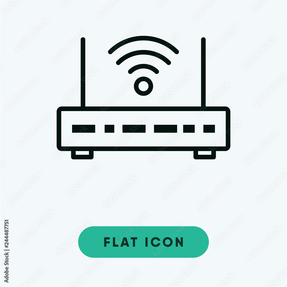 Router vector icon Router vector icon