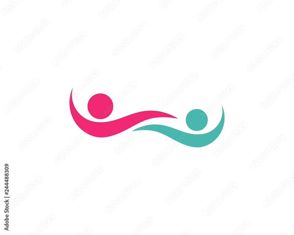 Obraz premium community care Logo