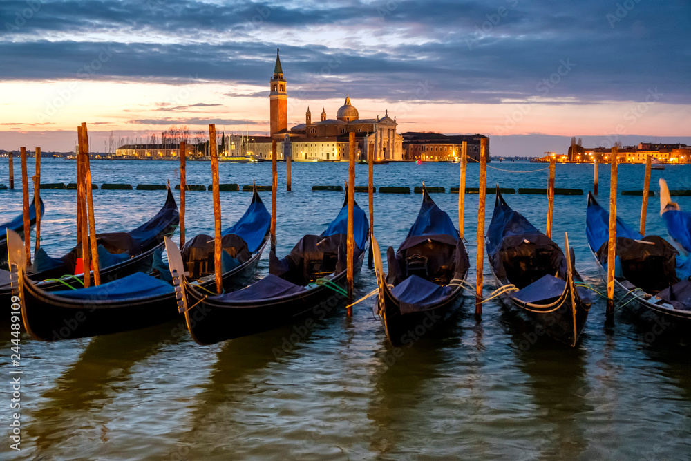 Early morning. St Giorgio Maggiore, Venice, Italy