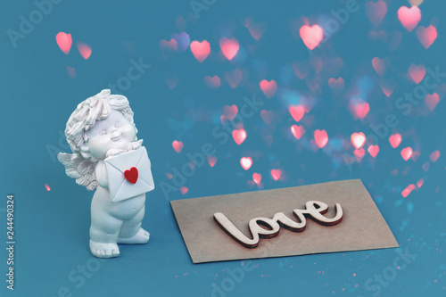 Cherub Baby Angel Holding With A Letter With A Red Heart And Love Word On Envelope Birthday Mother S Valentines Women S Wedding Day Concept Stock Photo Adobe Stock Cherub Baby Angel Holding With A Letter With A Red Heart And Love Word On Envelope Birthday Mother S Valentines Women S Wedding Day Concept Stock Photo Adobe Stock