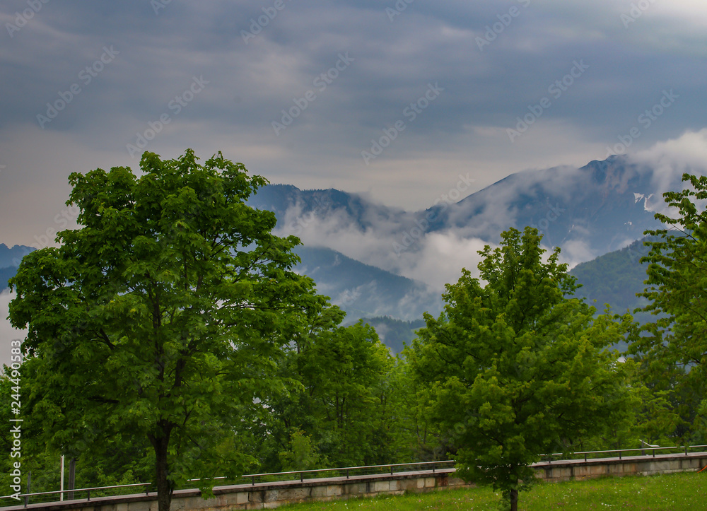 Blick vom Obersalzberg in die Landschaft Blick vom Obersalzberg in die Landschaft