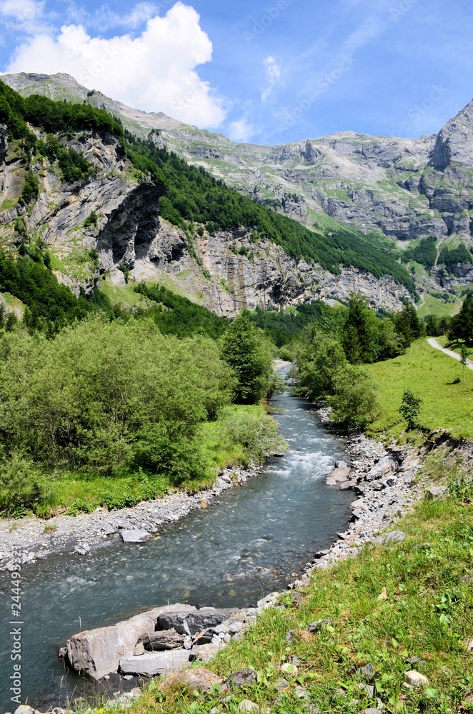 Cirque du Fer à Cheval, Sixt Fer à Cheval, Haute Savoie, Alpes