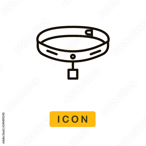 Collar vector icon