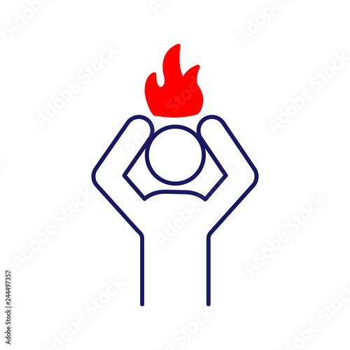 Stress color icon