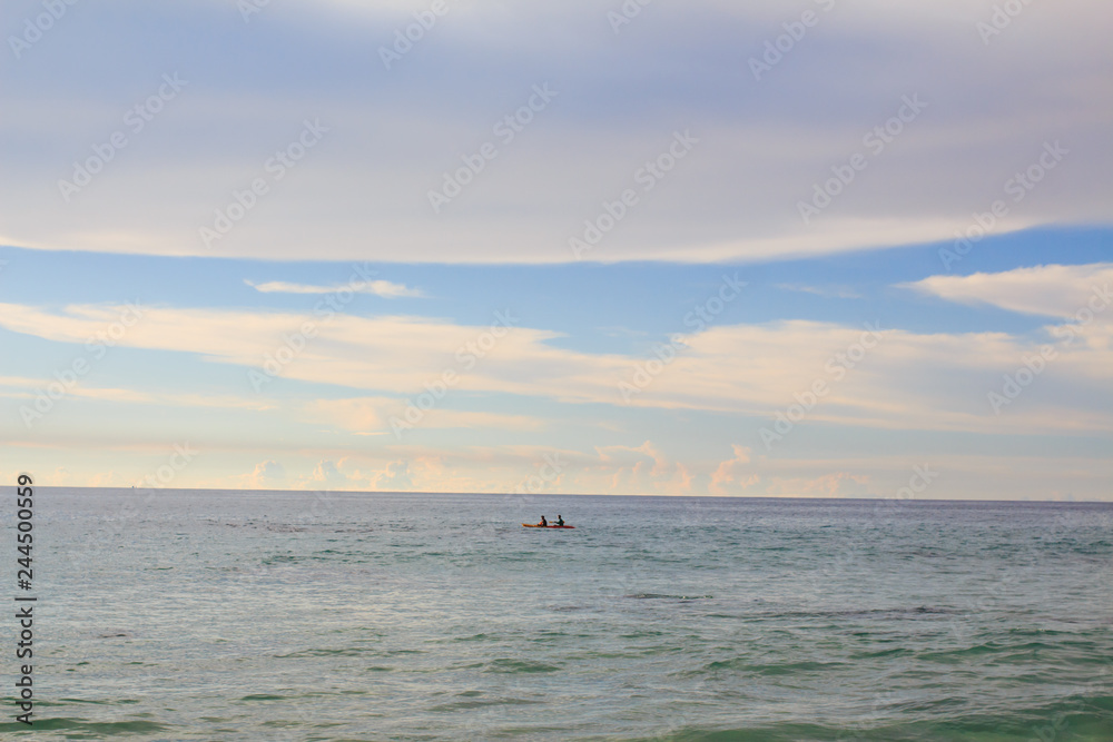 Afternoon beach bright at Nai Thon Beach Phuket Thailand