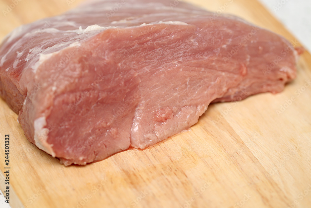 Meat for cooking and frying steaks