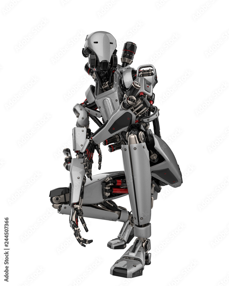 mega robot super drone in a white background mega robot super drone in a white background