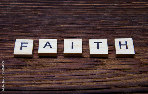 Faith word photo