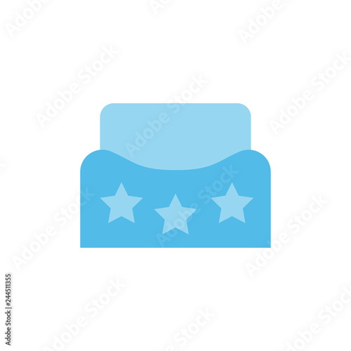 baby potty colored flat icon vector design illustration