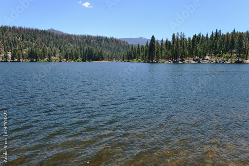 Beautiful mountain lake in Sequoia National Park  California  USA