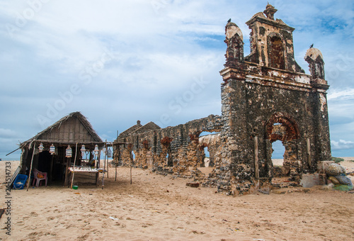 Photos Dhanushkodi abandoned town at the south-eastern tip of Pamban Island of the state of Tamil Nadu