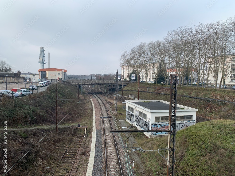 Fototapeta premium Rails de la SNCF