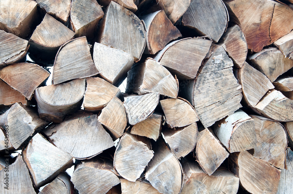 Fototapeta premium Holzstapel
