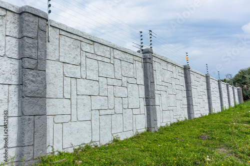 Wallpaper Mural Boundary Wall Gray Design Electrical Torontodigital.ca