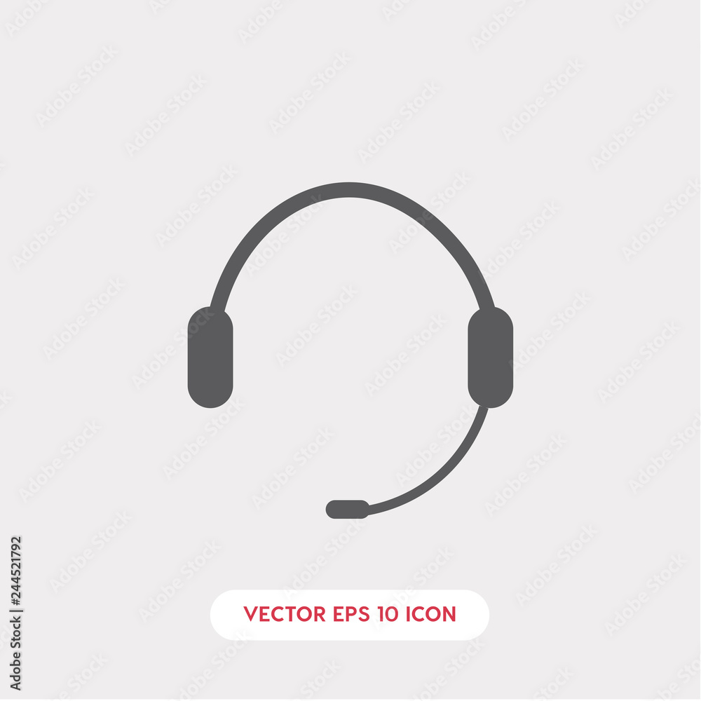 headphones icon vector headphones icon vector