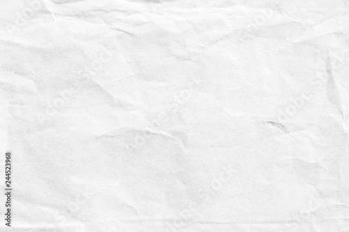 Old white crumpled background paper texture