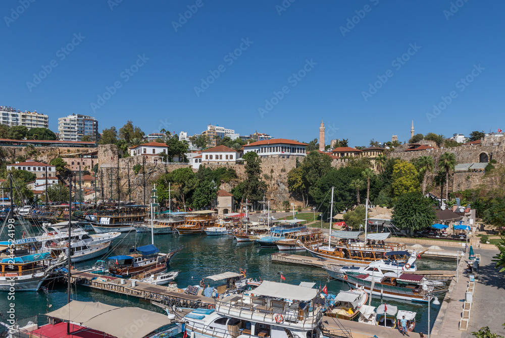 Antalya, Turkey - largest Turkish city on the Mediterranean coast, Antalya displays many landmarks, with a wonderful Old Town surrounded by a splendid sea