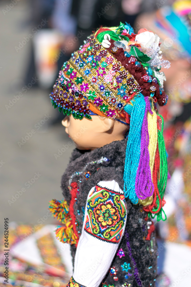 Ukrainian doll in national dress Ukrainian doll in national dress