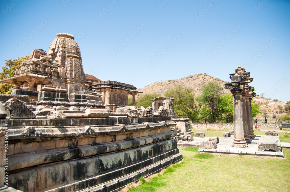 Nagda temple in the neighborhood of Udaipur, Rajasthan, India