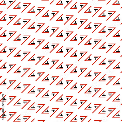 Retro red  pattern