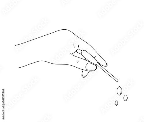  hands tube Droplet