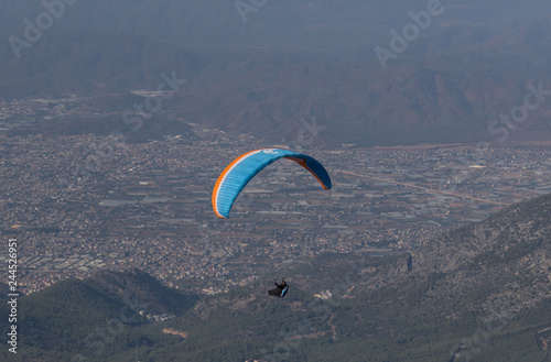 Babadağ, Turkey - standing about 2000 meters above the sea level, and right beside the Mediterranean Sea, the Mount Babadağ is an ideal spot for enjoying an unique view during paragliding