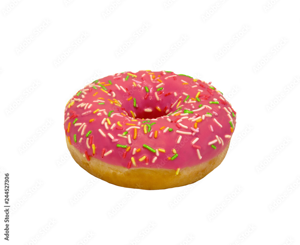Doughnuts isolated on white background - Image Doughnuts isolated on white background - Image