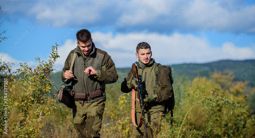 Army forces. Camouflage. Military uniform. Man hunters with rifle gun. Boot camp. Hunting skills and weapon equipment. How turn hunting into hobby. Friendship of men hunters. hiking and camping Army forces. Camouflage. Military uniform. Man hunters with rifle gun. Boot camp. Hunting skills and weapon equipment. How turn hunting into hobby. Friendship of men hunters. hiking and camping