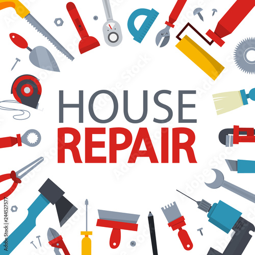 Hand tool concept. Equipment for the repair