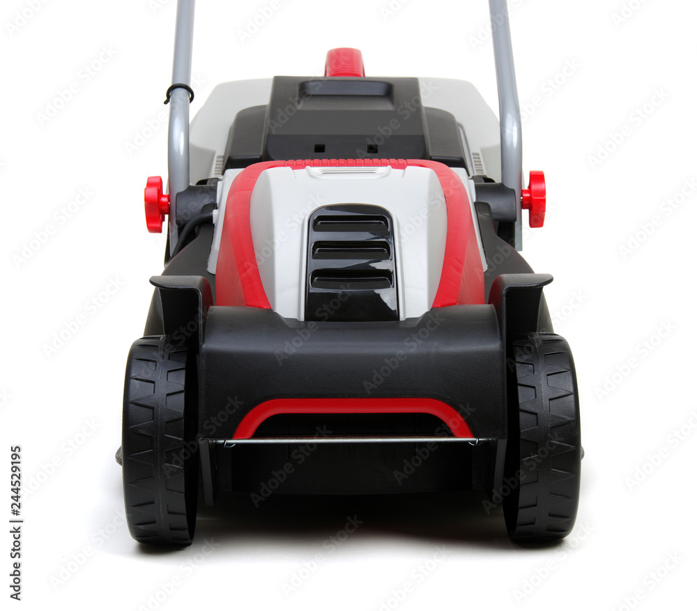 Fototapeta premium Lawn mower isolated on white