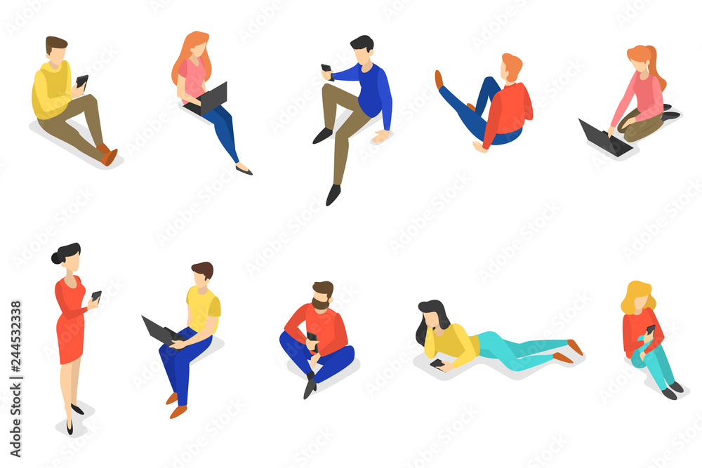 Teens communicate with friends through social networks using smartphones Teens communicate with friends through social networks using smartphones