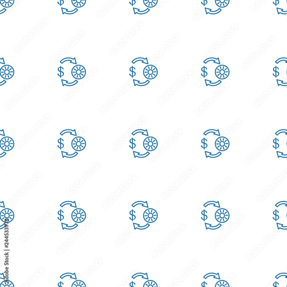 Casino chip and money icon pattern seamless white background Casino chip and money icon pattern seamless white background