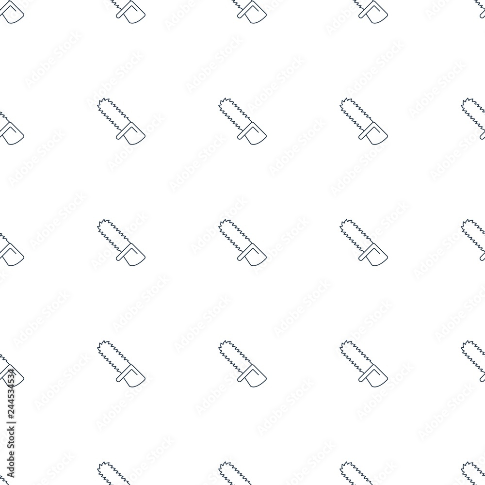 chainsaw icon pattern seamless white background chainsaw icon pattern seamless white background