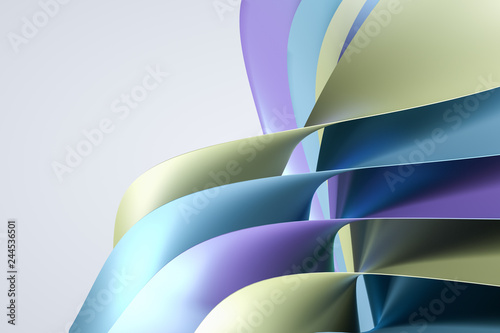 Fototapeta Naklejka Na Ścianę i Meble -  3d rendering, surface and colorful graphic background