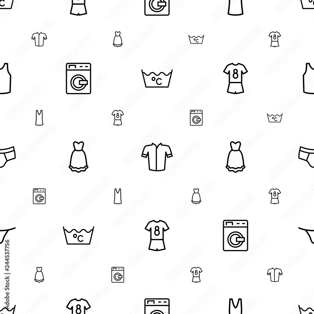 clothes icons pattern seamless white background clothes icons pattern seamless white background