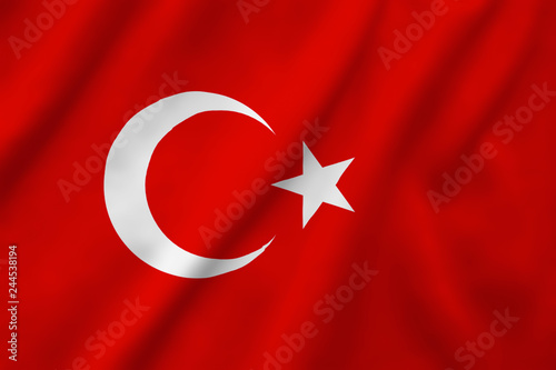 Fotografie Flag of Turkey