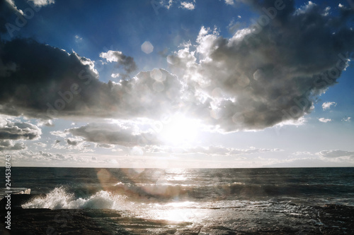 Storm on the sea, beautiful seascape © Vladimir Muravin