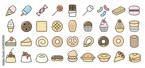Sweets Icon Set