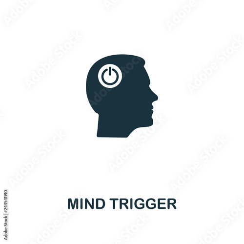 Mind Trigger icon. Premium style design from personality icon collection. Pixel perfect Mind Trigger icon for web design, apps, software, print usage