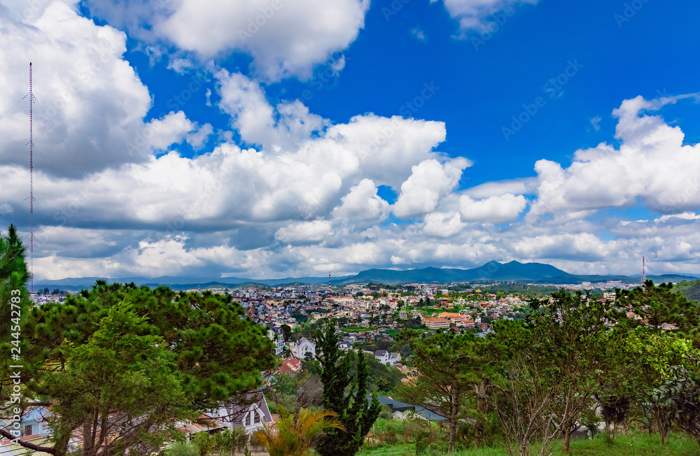 Fototapeta premium Dalat city Vietnam