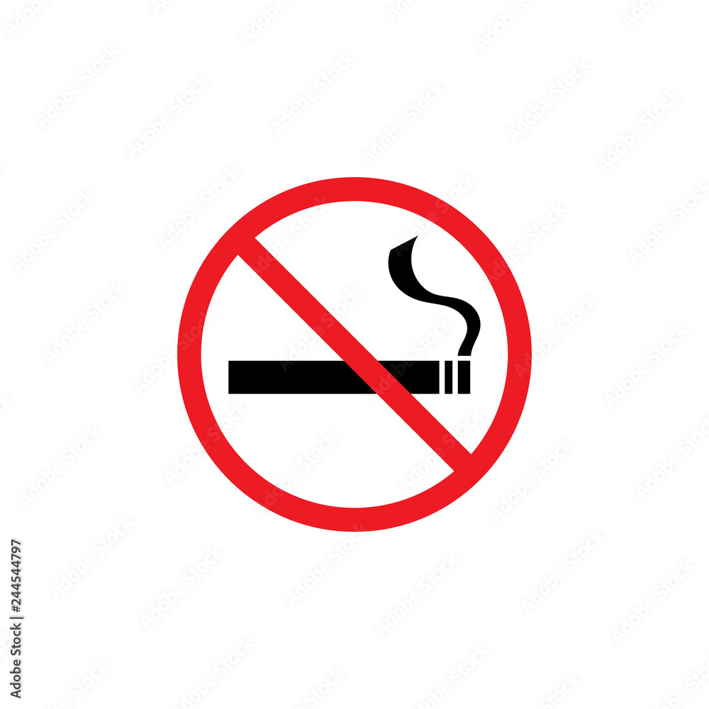 No smoking icon graphic design template vector No smoking icon graphic design template vector