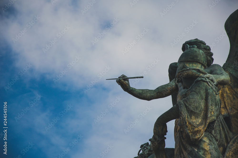 Fototapeta premium Ti disegno con le nuvole