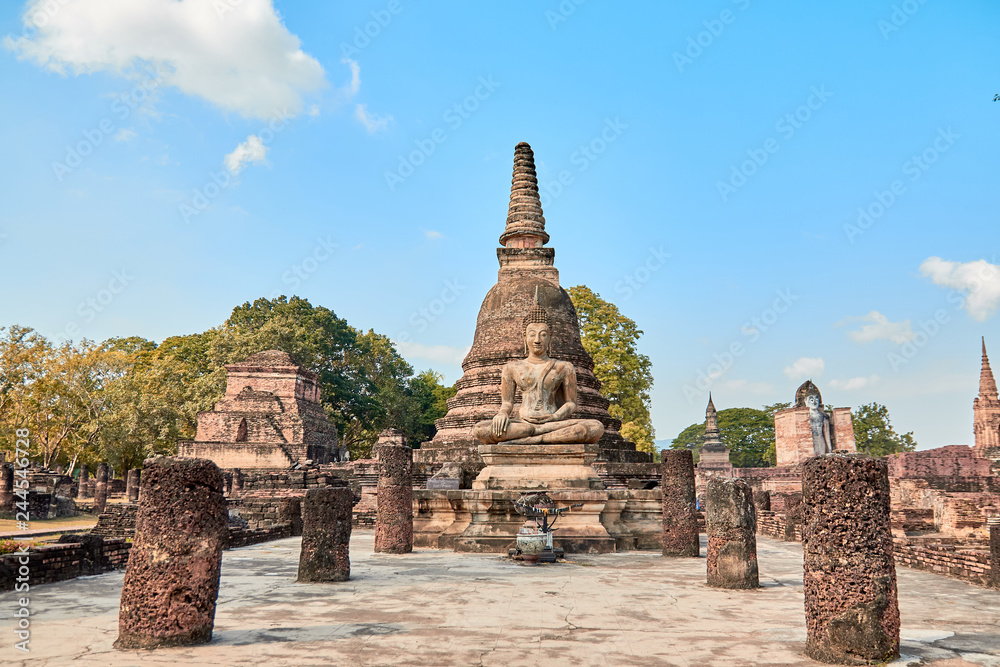 Sukhothai Historical Park, Sukhothai, Old Town, historic, civilization, history, tourism, World Heritage Site, Thailand,UNESCO