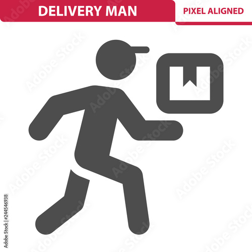 Delivery Man Icon