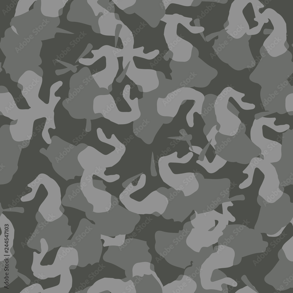 Urban camouflage of various shades of grey and green colors Urban camouflage of various shades of grey and green colors