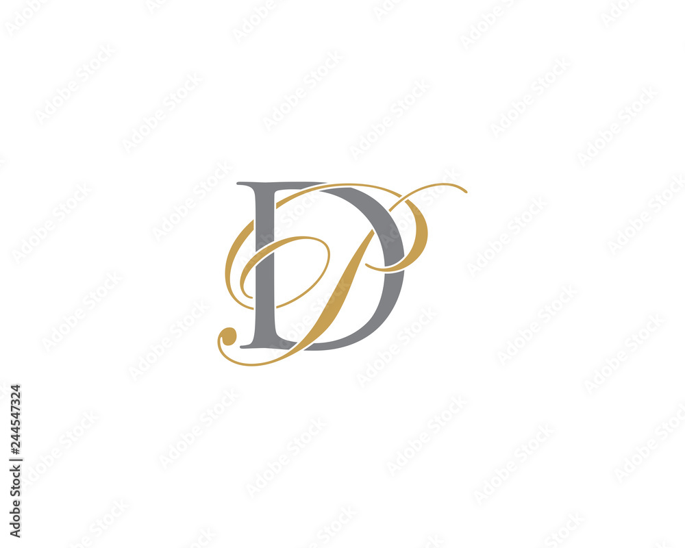 Obraz premium DP PD Letter Logo Icon 002