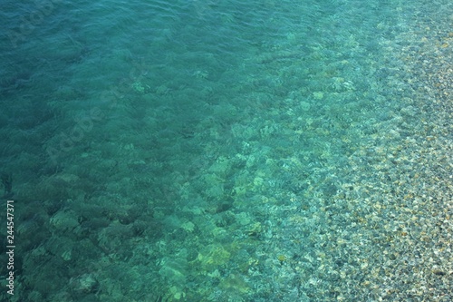 Light blue sea